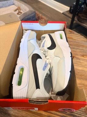 Women’s Nike Air Max SC White and Black Air Cushion Sneakers